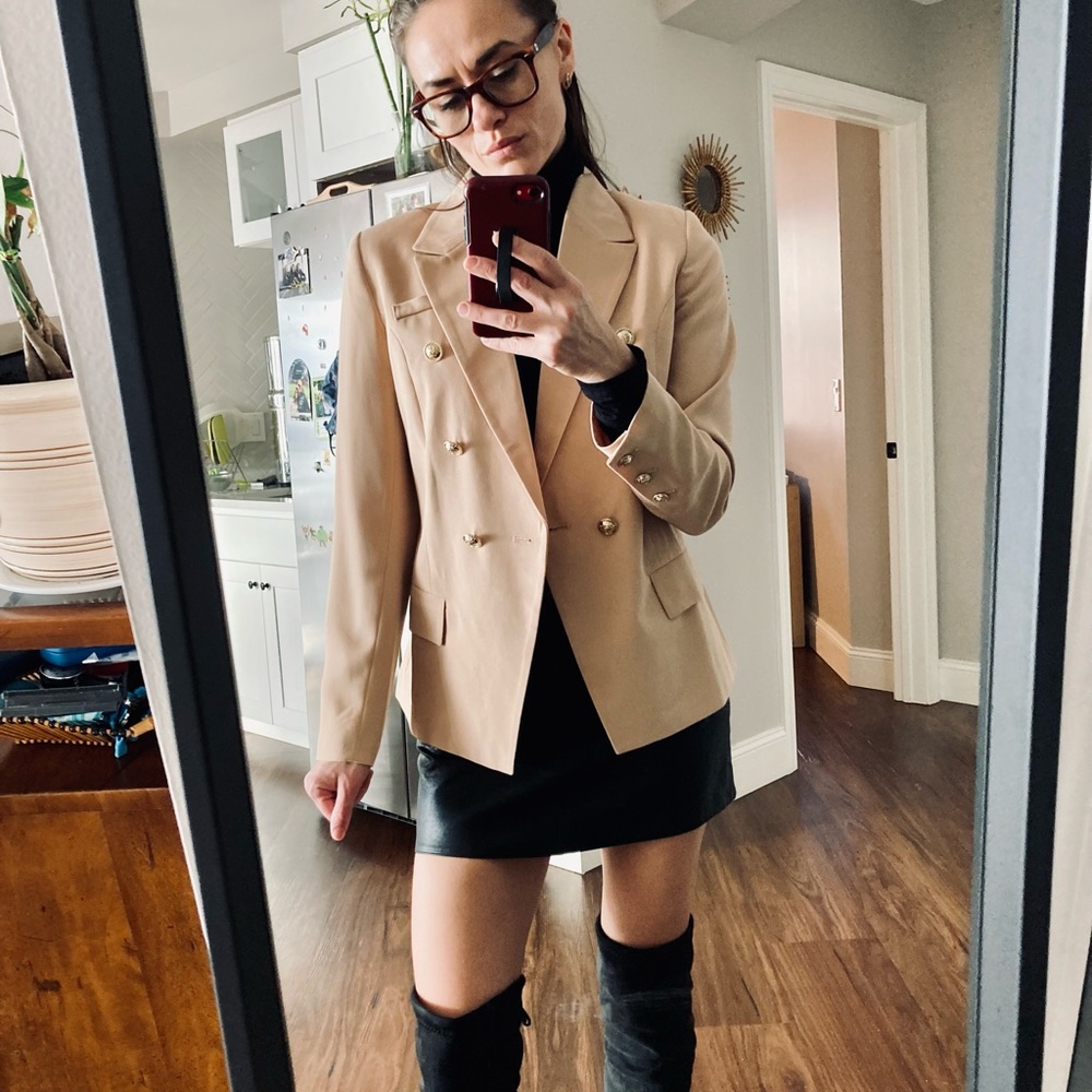 Missguided Military Style Blazer size 4 - Picture 2 of 11